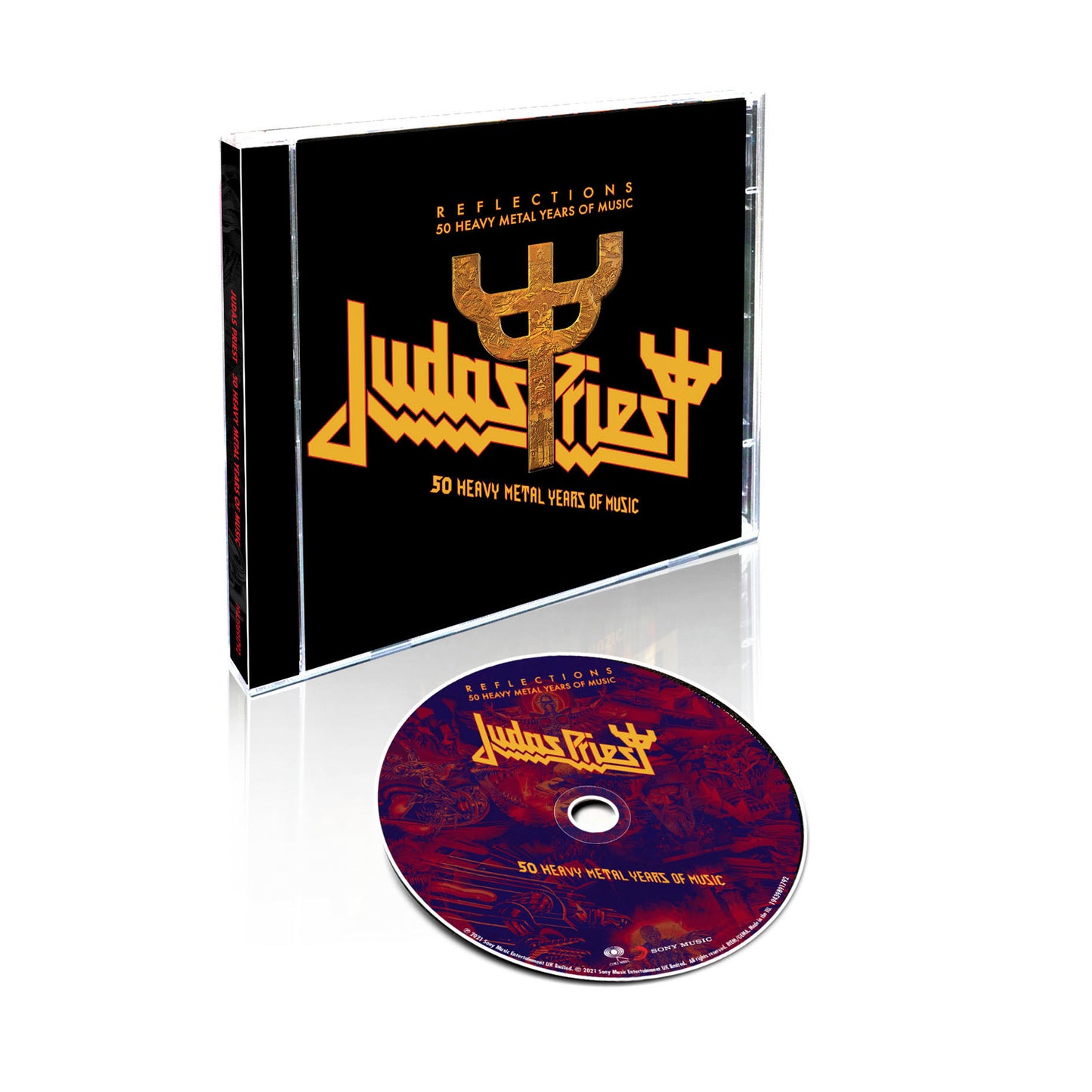 Front view of Judas Priest - Reflections - 50 Heavy Metal Years Of Music (CD)