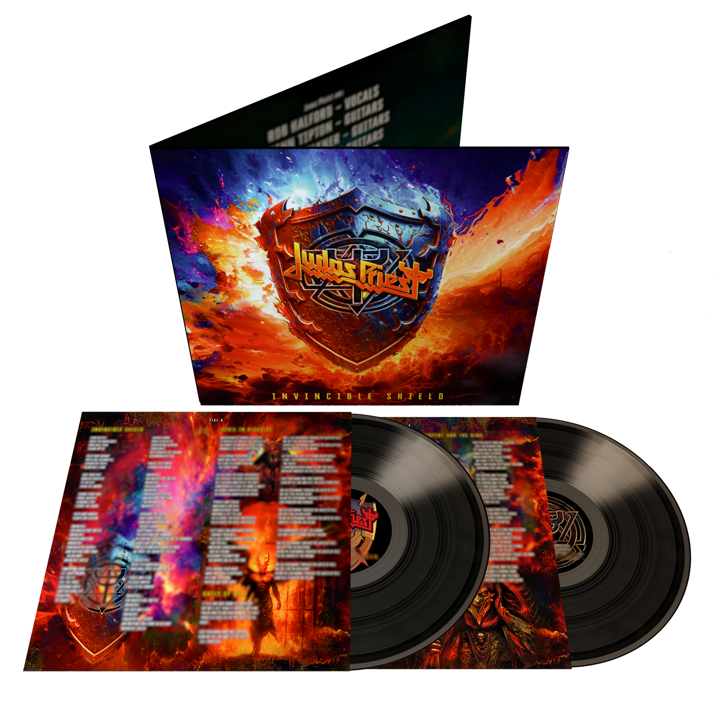 Front view of Judas Priest - Invincible Shield | Alt Cover LP