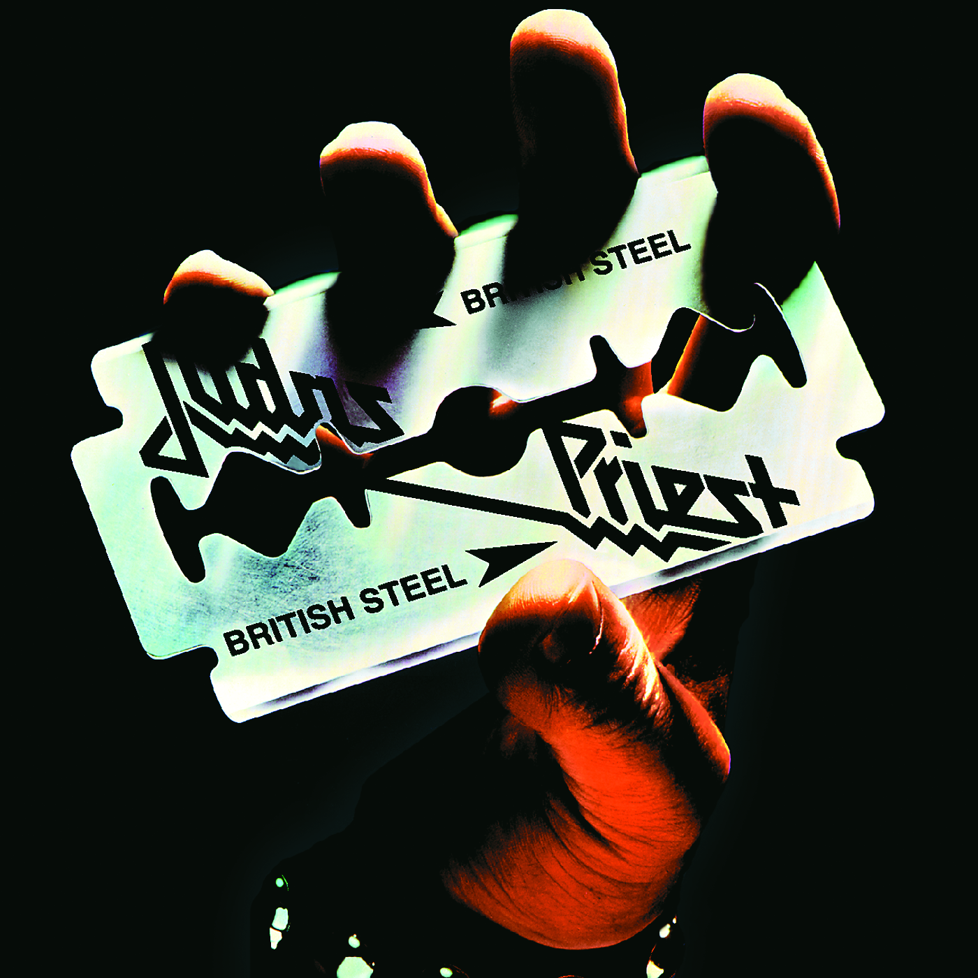 Judas Priest 'British Steel' album artwork.