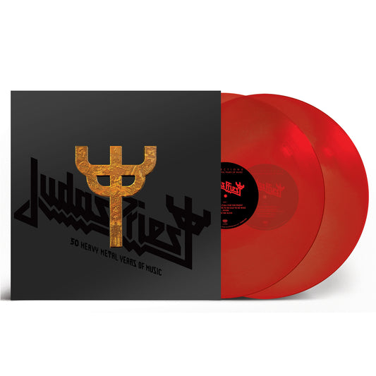 Front view of Judas Priest Reflections - 50 Heavy Metal Years Of Music (LP)